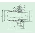 Standard-Gleitringdichtung mit einem Ende (HB7)